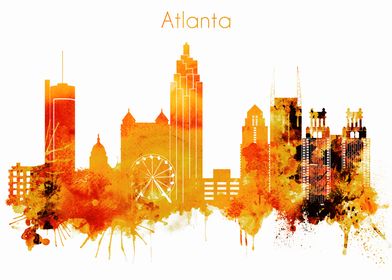 Atlanta Georgia Skyline