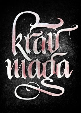 Krav Maga MMA Typography