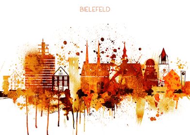 Bielefeld Germany Skyline