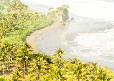 Hidden tropical beach