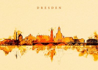 Dresden Germany Skyline