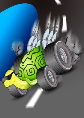 Racing turtle