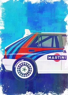 Lancia Delta Rally Car