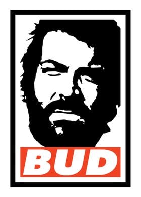 Terence Hill Bud Spencer Wanted $20.000 - Lienzo (40 x 60 cm