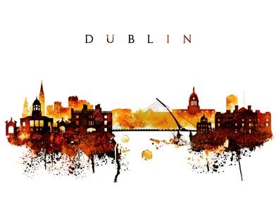 Dublin Ireland Skyline