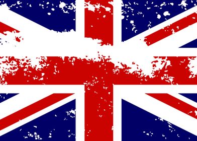 Union Jack Flag Grunge
