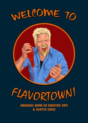 Flavortown Inspired Retro