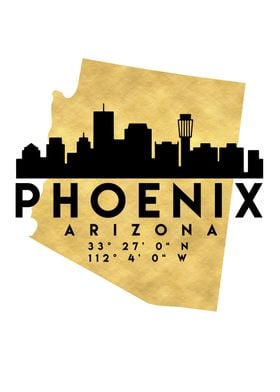 Phoenix Map Skyline