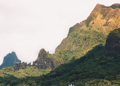 Sharp Peaks of Cook Bay