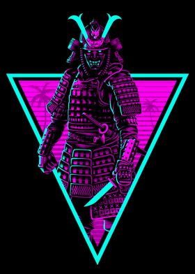 Retro triangle Samurai