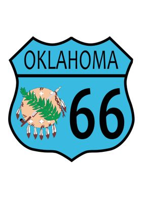 Route 66 Oklahoma Sign