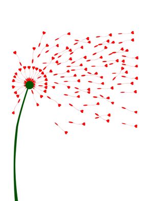 Dandelion Heart Seeds