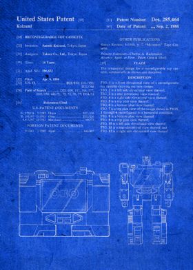 Soundwave Toy Patent Art