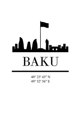 Baku Skyline Azerbaijan