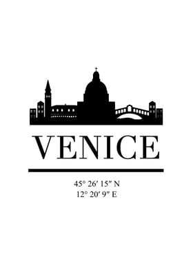 Venice Skyline Italy City