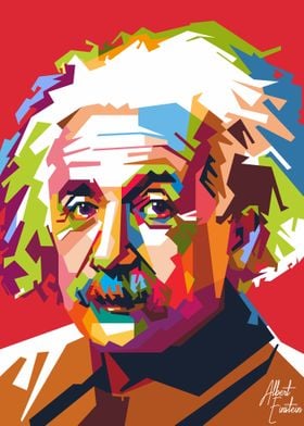 Albert Einstein Popart