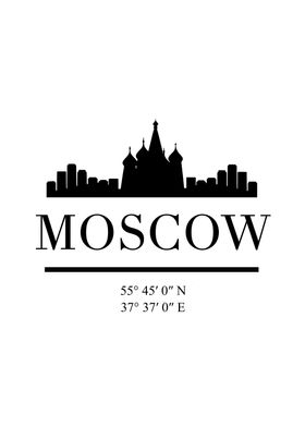 Moscow Skyline Russia