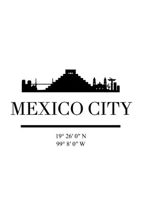 Mexico City Skyline