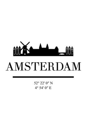 Amsterdam Skyline Holland