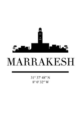 Marrakesh Skyline Morocco