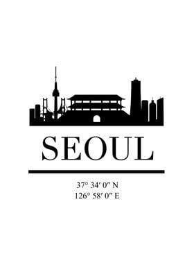 Seoul Skyline South Korea