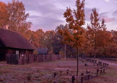 Village sunrise