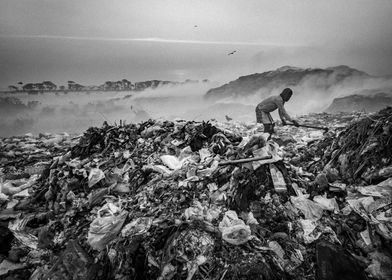 Dump site in Bangladesh