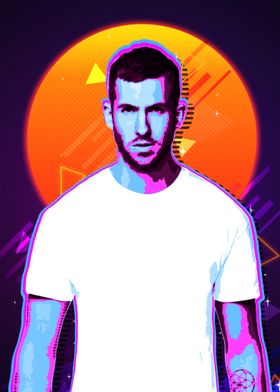 Calvin Harris 80s retro