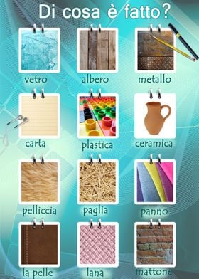 Materials in Italian
