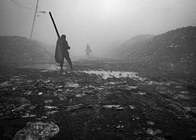 Garbage yard in Bangladesh