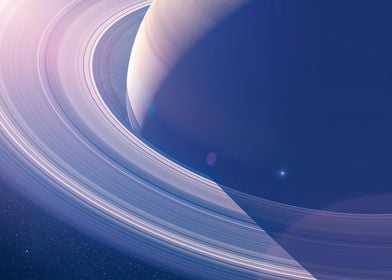 Sparkling on Saturn