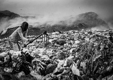 Dump site in Bangladesh