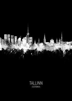 Tallinn Skyline Estonia