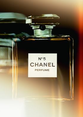Chanel No 5 perfume bottle