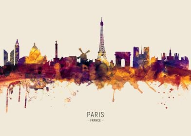 Paris Skyline France