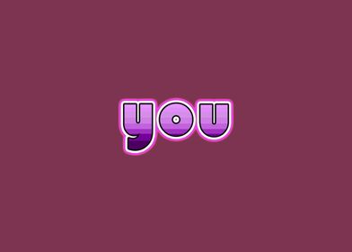 you