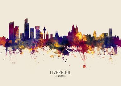 Liverpool Skyline England