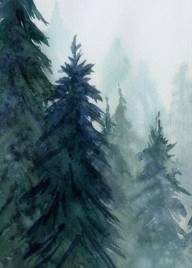 Misty Trees I