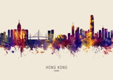 Hong Kong Skyline China