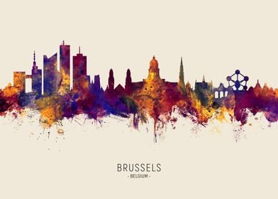 Brussels Skyline Belgium
