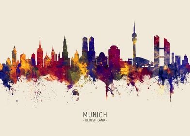 Munich Skyline Deutschland