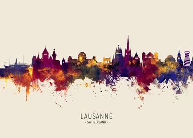 Lausanne Skyline