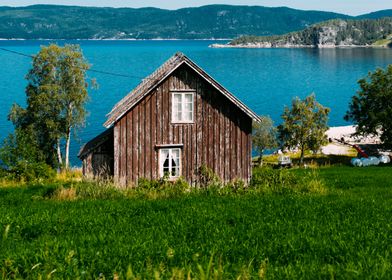 Cool house on fijord