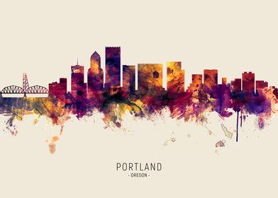 Portland Skyline Oregon