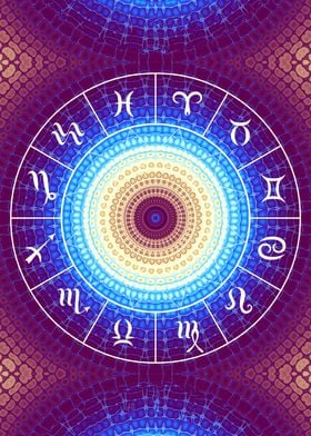 Zodiac mystic circle