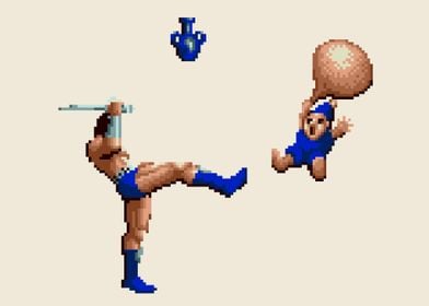 Golden Axe Elf Kick