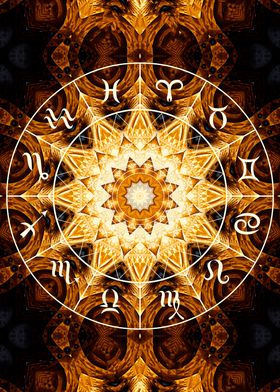 Zodiac mystic circle