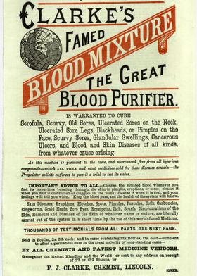 Vintage Blood Purifier Ad