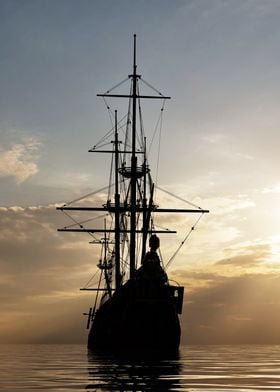 Old galleon