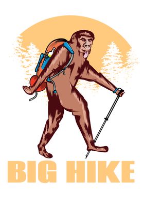 Bigfoot hiking